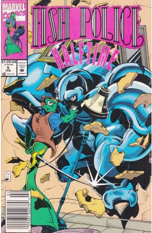 Fish Police (Marvel) 5 (Newsstand) published by Marvel