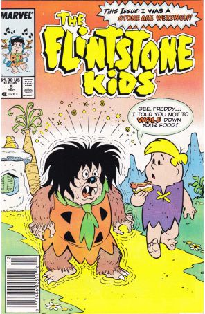 The Flintstone Kids 9 (Newsstand) published by Marvel with cover art by Warren Kremer
