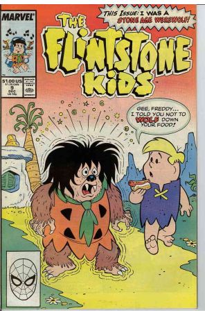 The Flintstone Kids 9 published by Marvel with cover art by Warren Kremer