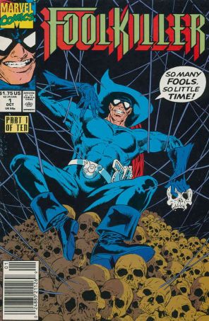 FoolKiller 1 (Newsstand) published by Marvel with cover art by J.J. Birch