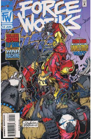 Force Works 12 published by Marvel with cover art by Jim Calafiore
