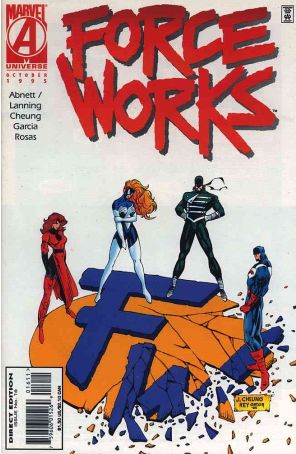 Force Works 16 published by Marvel with cover art by Jim Cheung