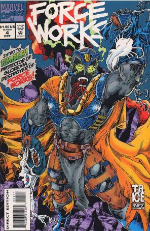 Force Works 4 published by Marvel with cover art by Thomas Tenney