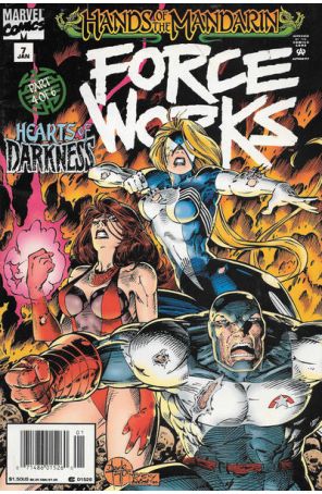 Force Works 7ZA published by Marvel with cover art by David Taylor