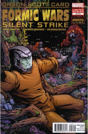 Formic Wars: Silent Strike 2 published by Marvel with cover art by Giuseppe Camuncoli