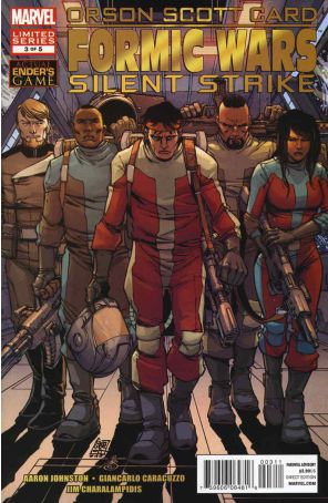 Formic Wars: Silent Strike 3 published by Marvel with cover art by Giuseppe Camuncoli