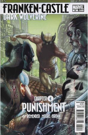 Franken-Castle 20 published by Marvel with cover art by Simone Bianchi