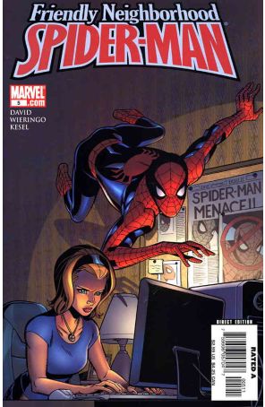 Friendly Neighborhood Spider-Man 5 published by Marvel with cover art by Mike Wieringo