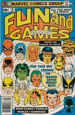 Fun and Games Magazine 1 (Newsstand) published by Marvel