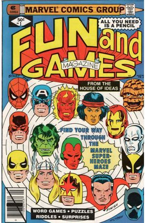 Fun and Games Magazine 1 published by Marvel