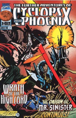 The Further Adventures of Cyclops and Phoenix 2 published by Marvel with cover art by John Paul Leon