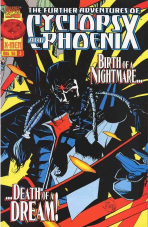 The Further Adventures of Cyclops and Phoenix 3 published by Marvel with cover art by John Paul Leon