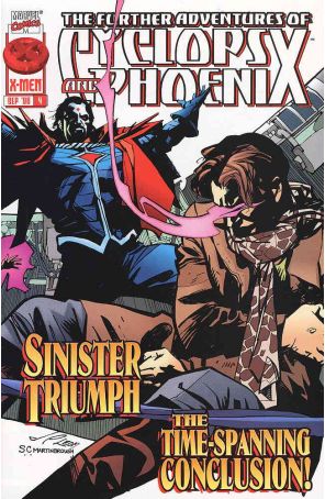 The Further Adventures of Cyclops and Phoenix 4 published by Marvel with cover art by John Paul Leon
