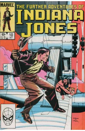 The Further Adventures of Indiana Jones 10 published by Marvel with cover art by Howard Chaykin