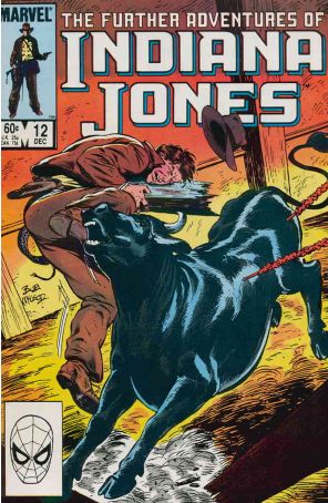 The Further Adventures of Indiana Jones 12 published by Marvel with cover art by Bob McLeod