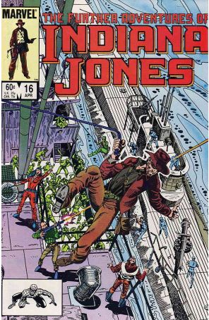 The Further Adventures of Indiana Jones 16 published by Marvel with cover art by Herb Trimpe