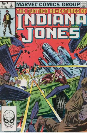 The Further Adventures of Indiana Jones 3 published by Marvel with cover art by Richard Howell