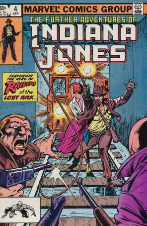 The Further Adventures of Indiana Jones 4 published by Marvel with cover art by Ron Frenz