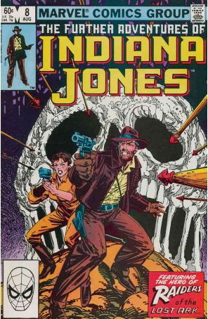The Further Adventures of Indiana Jones 8 published by Marvel with cover art by Howard Chaykin