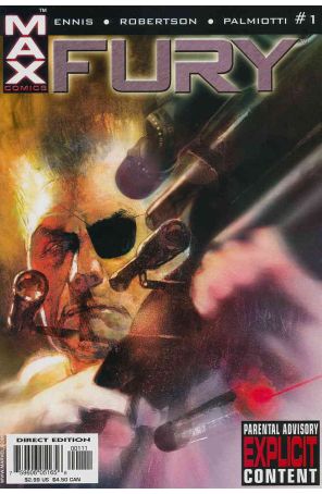 Fury (2nd series) 1 published by Marvel with cover art by Bill Sienkiewicz