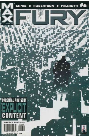 Fury (2nd series) 6 published by Marvel with cover art by Bill Sienkiewicz