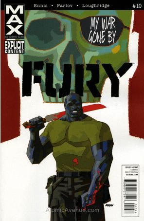 Fury Max 10 published by Marvel with cover art by Dave Johnson