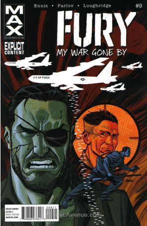 Fury Max 9 published by Marvel with cover art by Dave Johnson