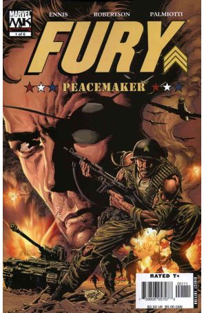 Fury: Peacemaker 1 published by Marvel with cover art by Mike Deodato Jr.