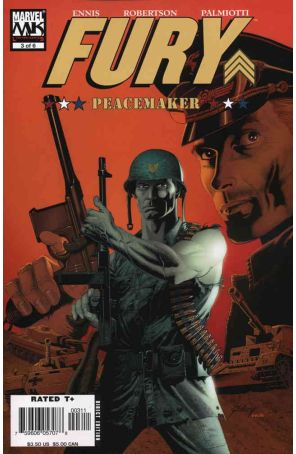 Fury: Peacemaker 3 published by Marvel with cover art by Paul Gulacy
