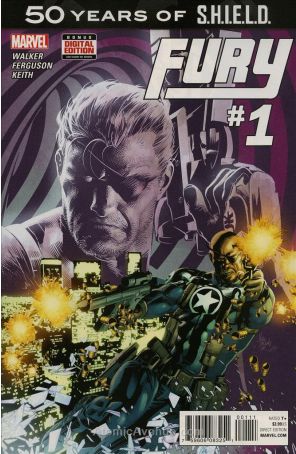 Fury: S.H.I.E.L.D. 50th Anniversary 1 published by Marvel with cover art by Mike Deodato Jr.