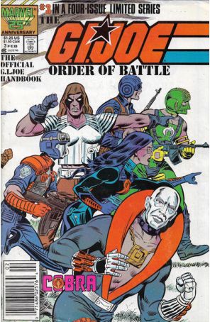 G.I. Joe Order of Battle 3 (Newsstand) published by Marvel with cover art by Herb Trimpe
