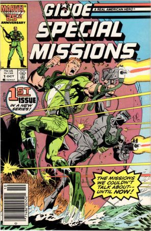 G.I. Joe Special Missions 1 (Newsstand) published by Marvel with cover art by Mike Zeck