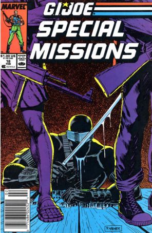 G.I. Joe Special Missions 18 (Newsstand) published by Marvel with cover art by Ron Wagner