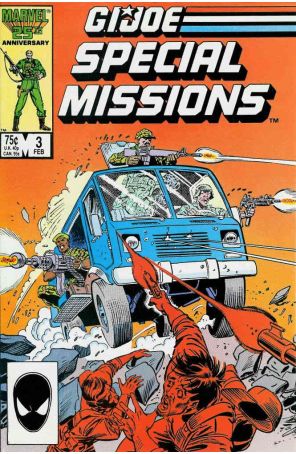 G.I. Joe Special Missions 3 published by Marvel with cover art by Mike Zeck