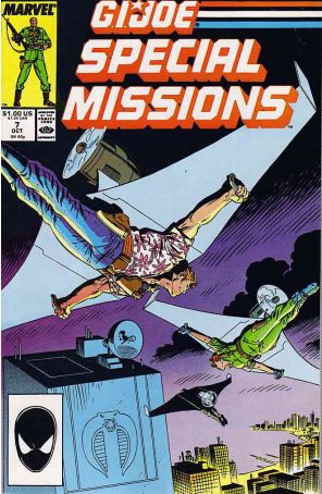 G.I. Joe Special Missions 7 published by Marvel with cover art by Mike Zeck