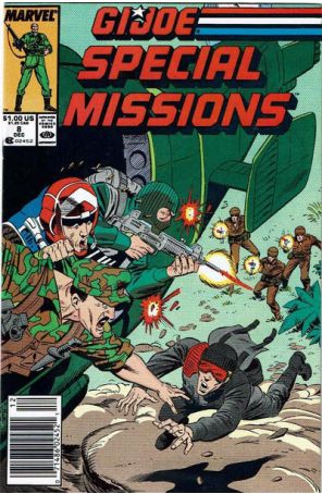 G.I. Joe Special Missions 8 (Newsstand) published by Marvel with cover art by Mike Zeck
