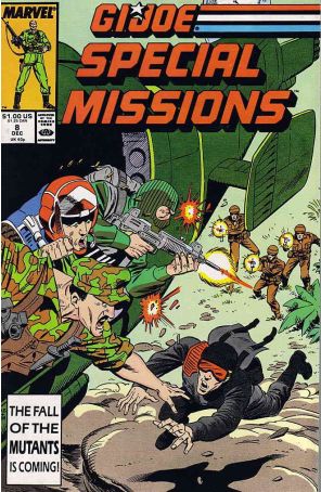 G.I. Joe Special Missions 8 published by Marvel with cover art by Mike Zeck