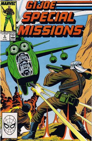 G.I. Joe Special Missions 9 published by Marvel with cover art by Dave Cockrum