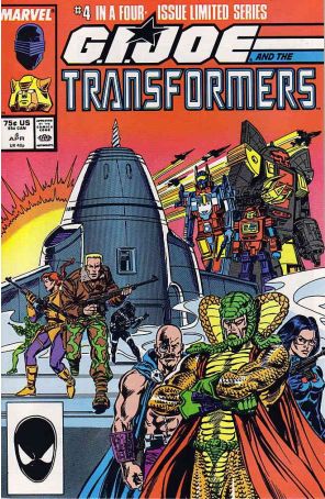 G.I. Joe and the Transformers 4 published by Marvel