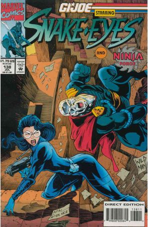 G.I. Joe, A Real American Hero 138 published by Marvel with cover art by Andrew Wildman