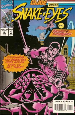 G.I. Joe, A Real American Hero 141 published by Marvel with cover art by Will Rosado