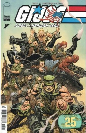 G.I. Joe, a Real American Hero 325A published by Image with cover art by Andy Kubert and Laura Martin
