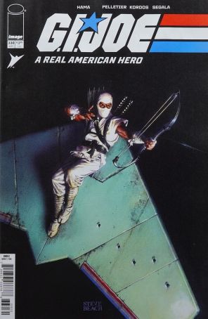G.I. Joe, a Real American Hero 330C published by Image with cover art by Steve Beach