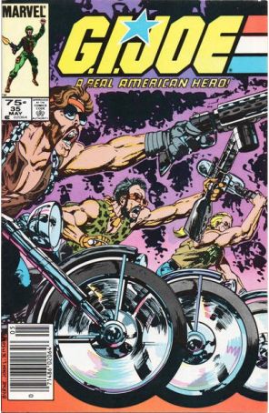 G.I. Joe, A Real American Hero 35 (Newsstand) published by Marvel with cover art by John Byrne
