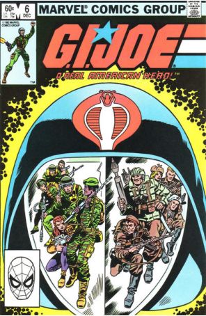 G.I. Joe, A Real American Hero 6 published by Marvel with cover art by Mike Vosburg