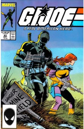 G.I. Joe, A Real American Hero 63 published by Marvel with cover art by Mike Zeck