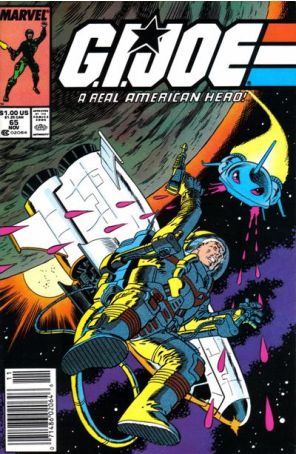 G.I. Joe, A Real American Hero 65 (Newsstand) published by Marvel with cover art by Mike Zeck