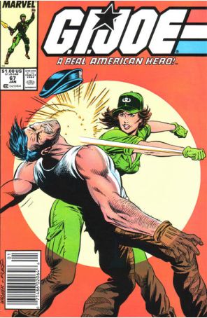 G.I. Joe, A Real American Hero 67 (Newsstand) published by Marvel with cover art by Ron Wagner