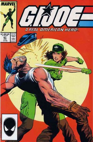 G.I. Joe, A Real American Hero 67 published by Marvel with cover art by Ron Wagner