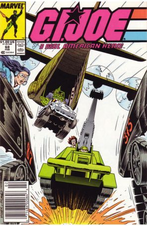 G.I. Joe, A Real American Hero 68 (Newsstand) published by Marvel with cover art by Ron Wagner